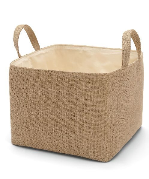 Jute basket bag image