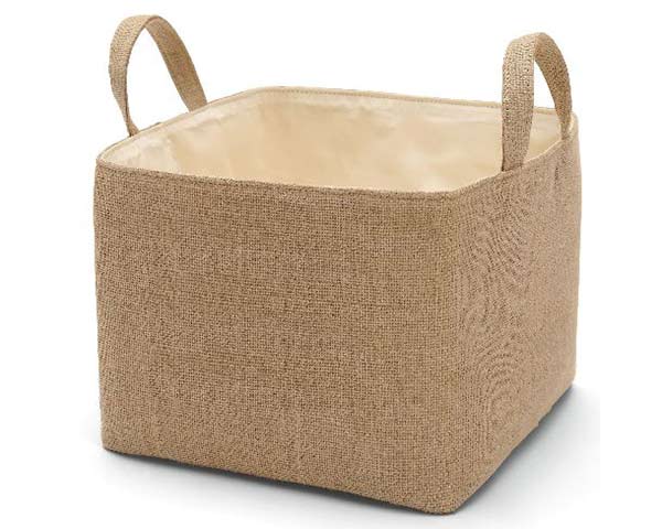 Jute basket bag image