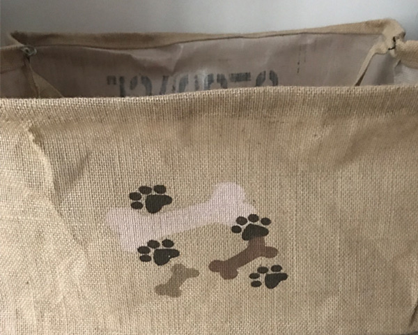 Jute pet bag image