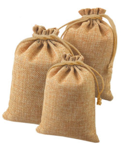 Jute drawstring bags image