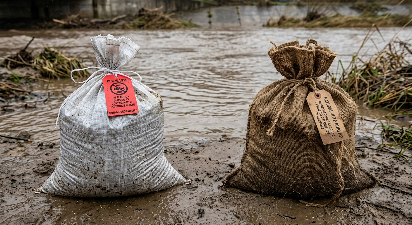 Comparing PP Sandbag to Jute or Burlap Heavy Duty Sandbag