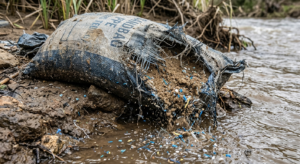 PP Sandbag Shredding Harmful Plastic Residues